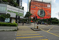 Pedestrian Crossing Widening at Junction of Wang Chiu Road and Sheung Yuet Road (Before Construction)