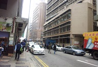Footpath widened at How Ming Street (Before Widening)